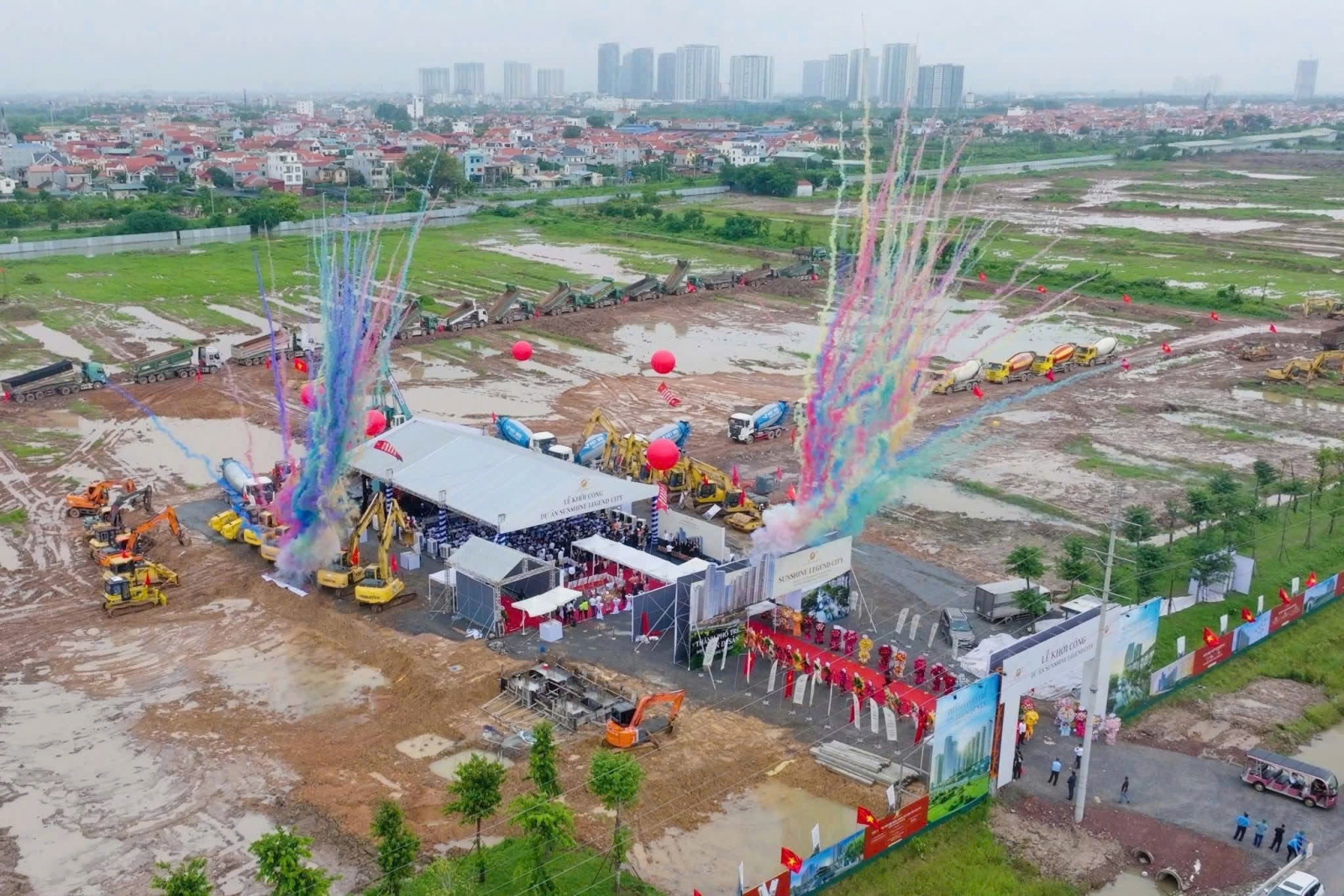 TIẾN ĐỘ THI CÔNG SUNSHINE LEGEND CITY