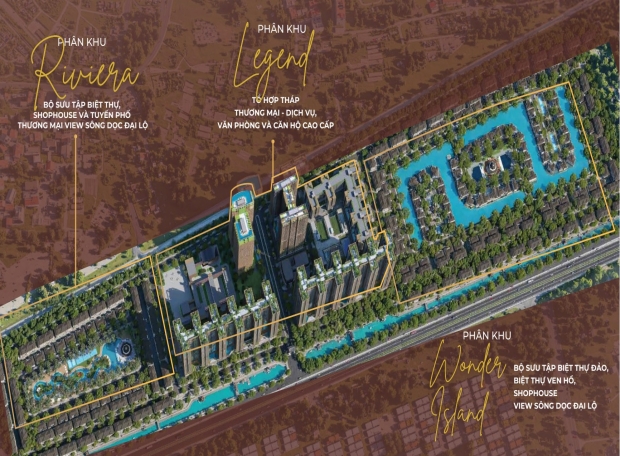 Mặt bằng tổng quan Sunshine Legend City